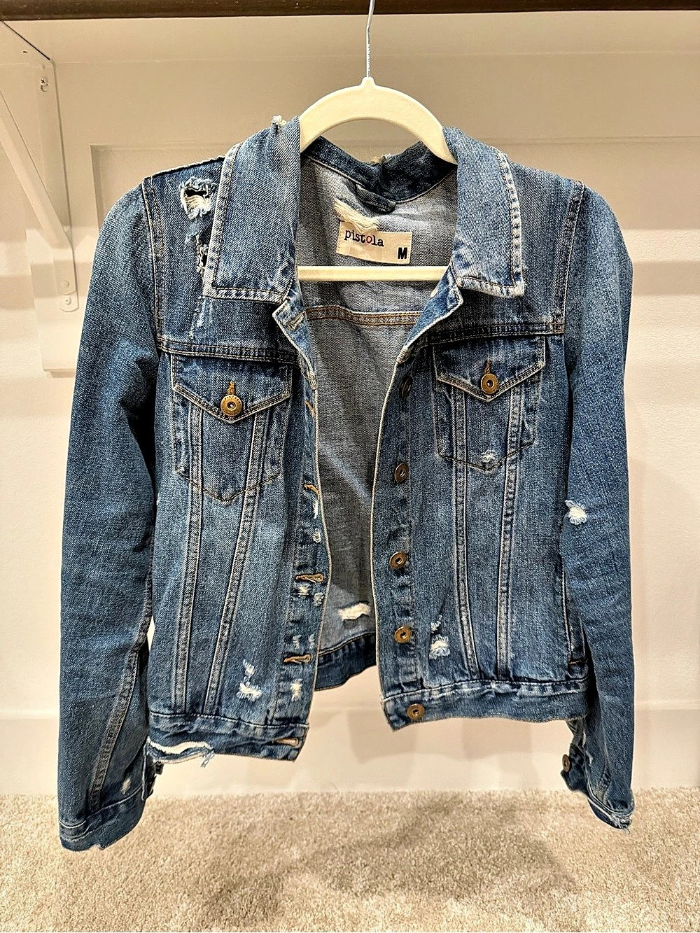 pistola Women's Denim Jacket Size Medium